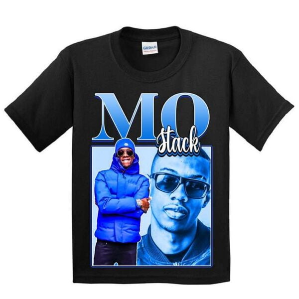 MoStack Rapper Vintage Black T Shirt