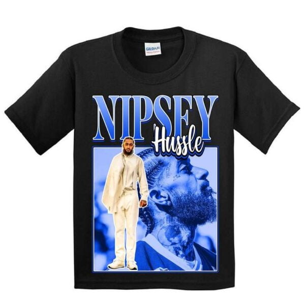 Nipsey Hussle Rapper Vintage Black T Shirt
