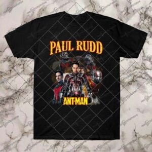 Paul Rudd Ant Man Movie Black T Shirt