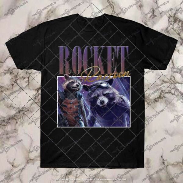 Rocket Racoon Vintage Unisex T Shirt