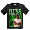 Russ Millions Rapper Vintage Black T Shirt