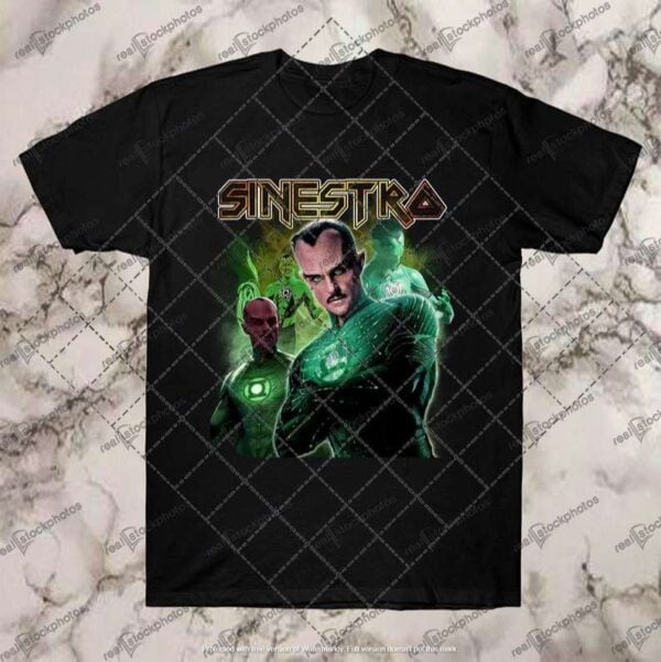 Sinestro Vintage Black T Shirt