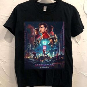 Spider Man No Way Home Poster Black T Shirt