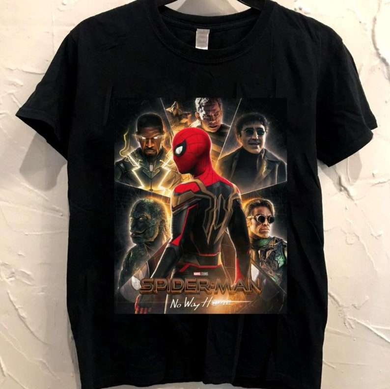 Spider Man No Way Home Poster T Shirt - Online Fashion Shopping