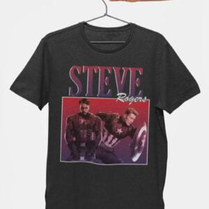 Steve Rogers Captain America T Shirt Vintage