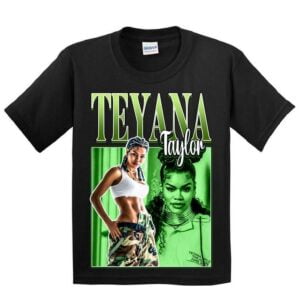 Teyana Taylor Shumpert Singer Vintage Black T Shirt