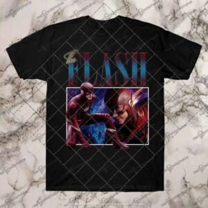The Flash Vintage Black T Shirt