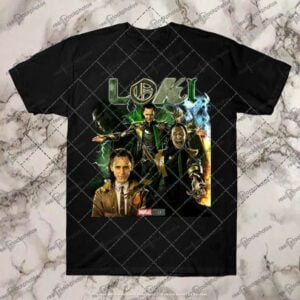 Tom Hiddleston Loki Marvel Black T Shirt