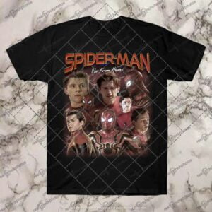Tom Holland Spiderman Black T Shirt No Way Home