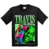 Travis Scott Rapper Vintage Black T Shirt