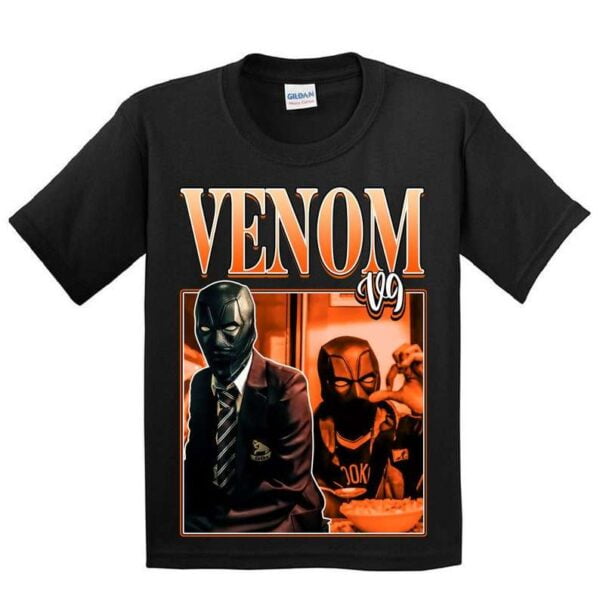 V9 Venom Vintage Black T Shirt