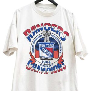 Vintage 1994 New York Rangers Stanley Cup Champions T Shirt