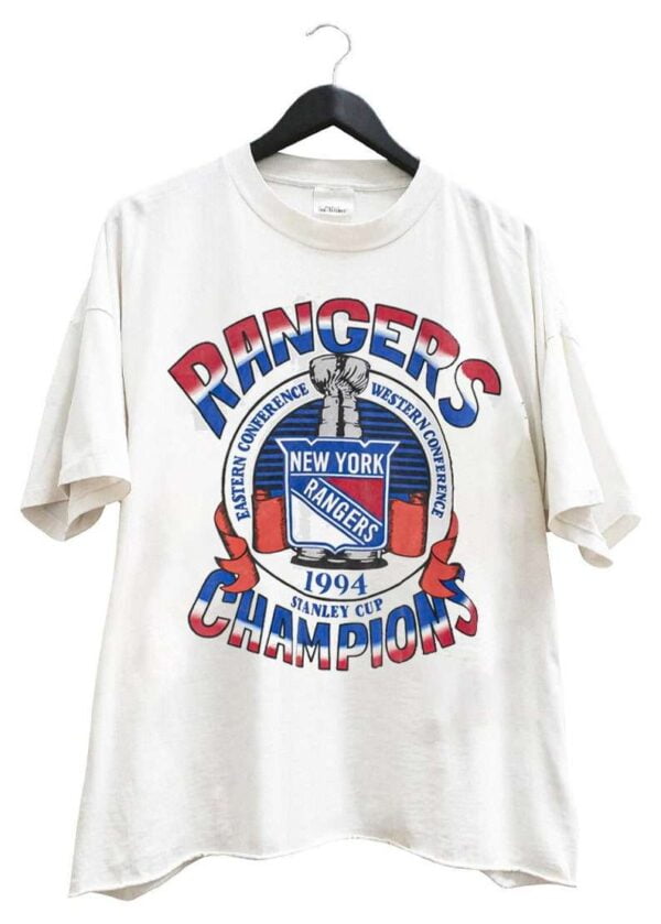 Vintage 1994 New York Rangers Stanley Cup Champions T Shirt