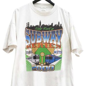 Vintage 2000 New York Subway Series New York Mets Vs New York Yankees T Shirt