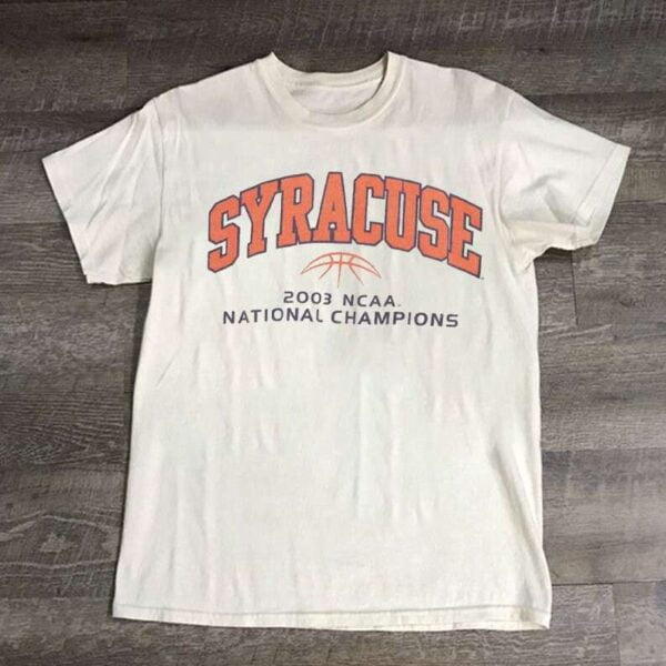 Vintage 2003 Champion Syracuse National Champions T Shirt