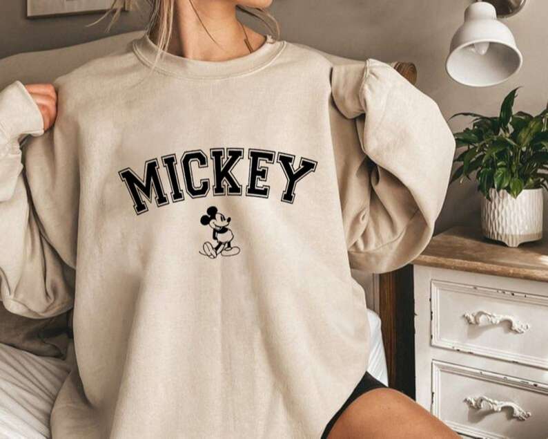 Vintage Mickey Sweatshirt Disney T Shirt