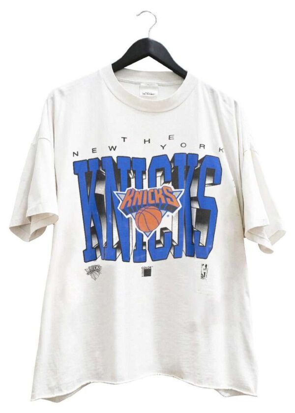 Vintage The New York Knicks Spell Out T Shirt