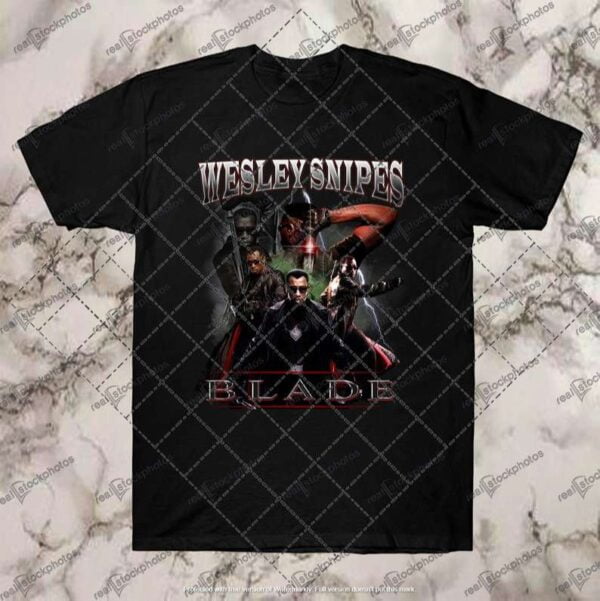 Wesley Snipes Blade Vintage Black T Shirt