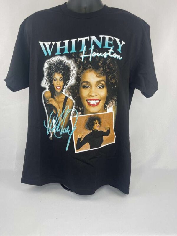 Whitney Houston Black T Shirt