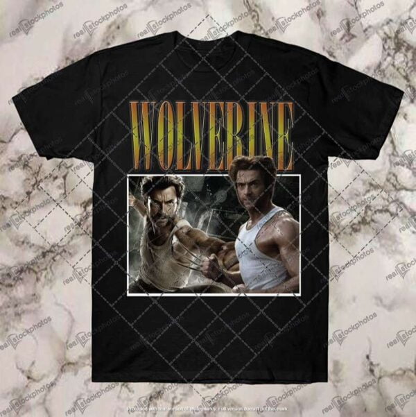 Wolverine Vintage Black T Shirt