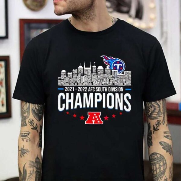2021 AFC South Champions Tennessee Titans T Shirt