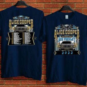 Alice Cooper and Ace Frehley Detroit Muscle Concert T Shirt 2022