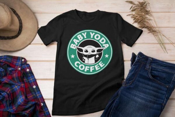 Baby Yoda Starbucks T Shirt