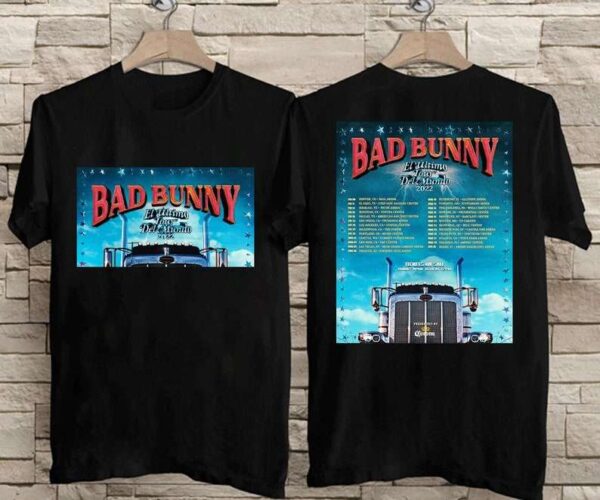 Bad Bunny El Ultimo Tour Del Mundo T Shirt 2022