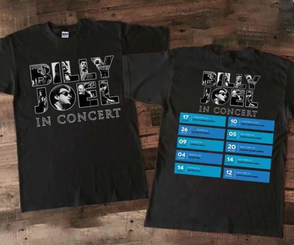 Billy Joel In Concert Tour 2021 T Shirt