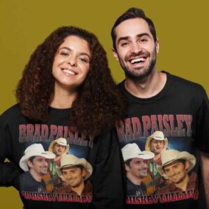 Brad Paisley Singer T Shirt Whiskey Lullaby