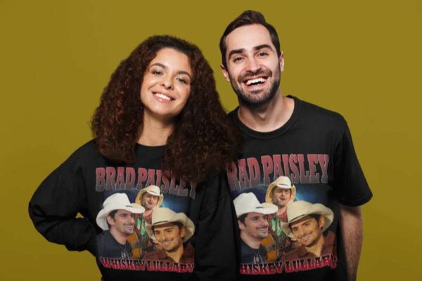 Brad Paisley Singer T Shirt Whiskey Lullaby