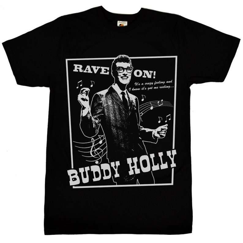 Buddy Holly Rave On Classic T Shirt