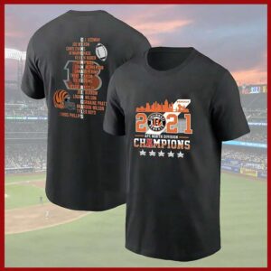 Cincinnati Bengals 2021 2022 American Football Champs T Shirt