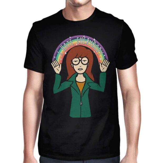 Daria I Hate Everybody T Shirt Daria Morgendorffer