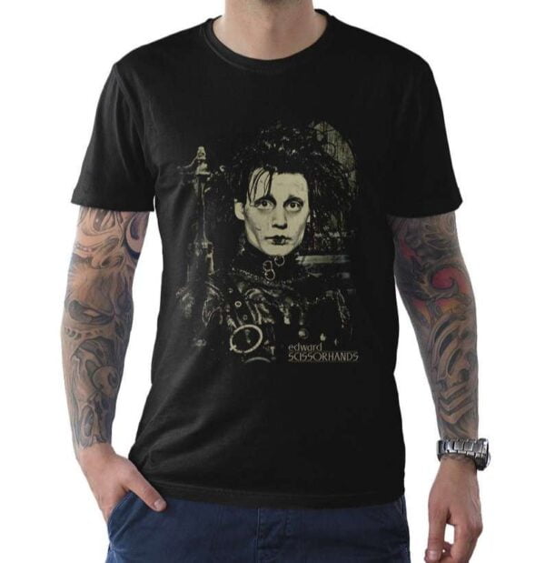 Edward Scissorhands T Shirt Johnny Depp
