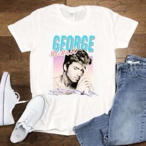 George Michael 1980s Styled Aesthetic T Shirt