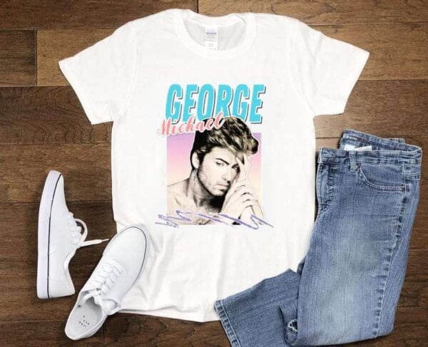 George Michael 1980s Styled Aesthetic T Shirt