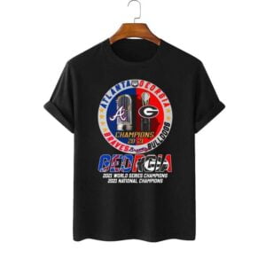 Georgia Bulldogs Braves T Shirt