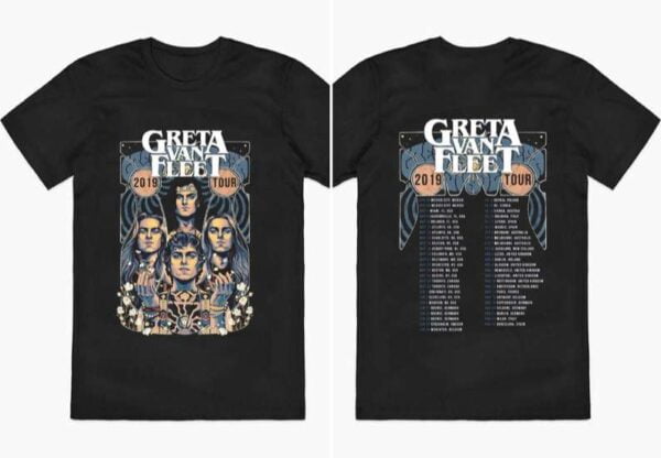 Greta Van Fleet March of The Peaceful Army Tour 2019 T Shirt