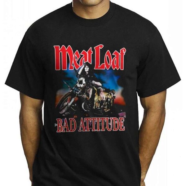 Meat Loaf Bat Attitude T Shirt
