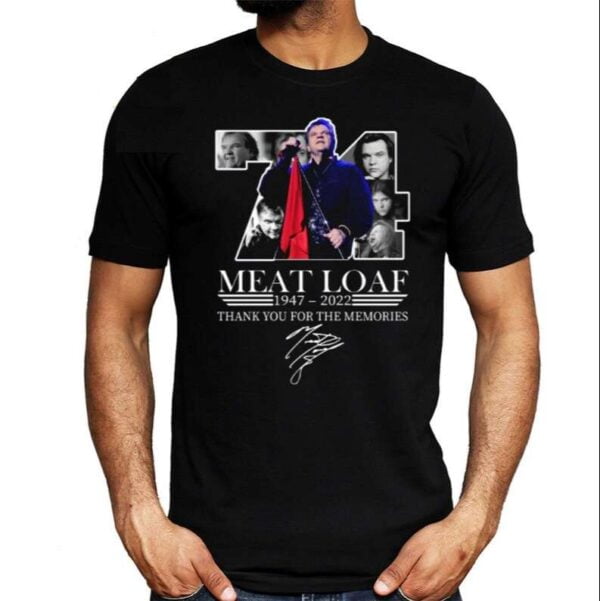 Meat Loaf T Shirt Thank you For The Memories