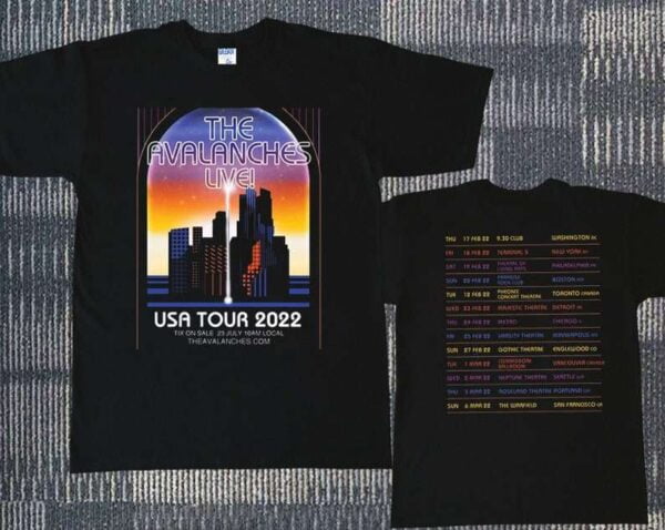 The Avalanches 2022 North American Tour Unisex T Shirt