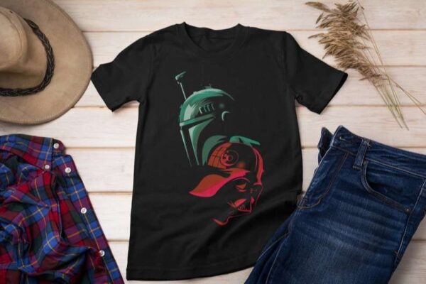 The Dark Side with Boba Fett Star Wars T Shirt