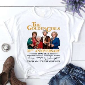 The Golden Girls Anniversary T Shirt Thank You For The Memories