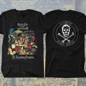 The Smashing Pumpkins Mellon Jumble T Shirt Mellon Collie and The Infinite Sadness Tour