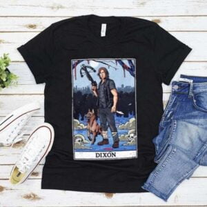 The Walking Dead Daryl Dixon Tarot Card T Shirt