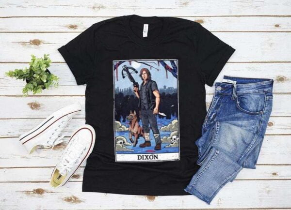 The Walking Dead Daryl Dixon Tarot Card T Shirt