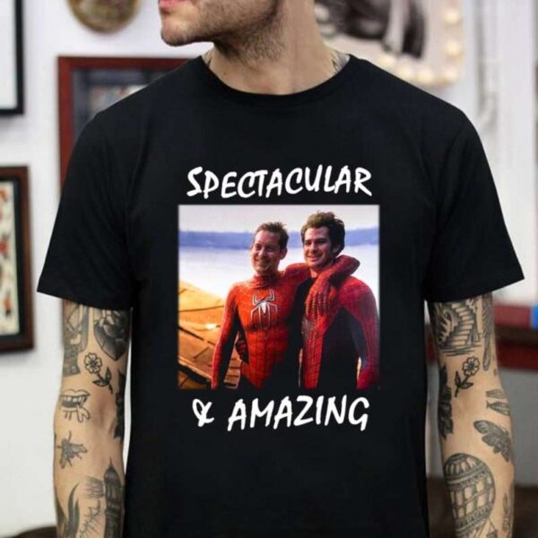 Tobey and Andrew Spiderman T Shirt
