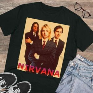 Vintage Nirvana Kurt Cobain Black T Shirt