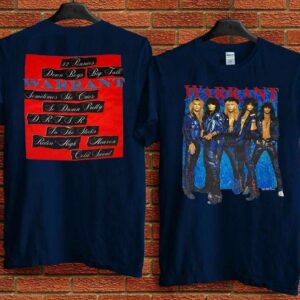 WARRANT 80s DRFSR Concert Tour 1989 T Shirt